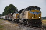 Grain train eases north